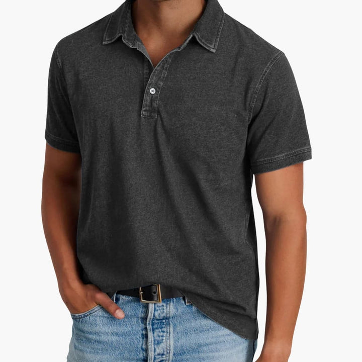 SwissFellas Herren Poloshirt mit Polokragen, Kurzarm, reguläre Passform