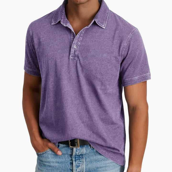 SwissFellas Herren Poloshirt mit Polokragen, Kurzarm, reguläre Passform