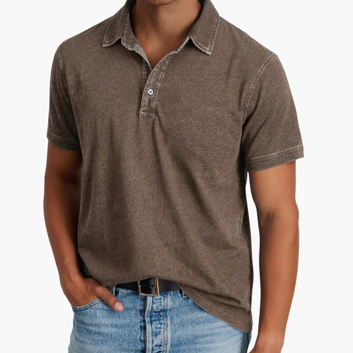 SwissFellas Herren Poloshirt mit Polokragen, Kurzarm, reguläre Passform