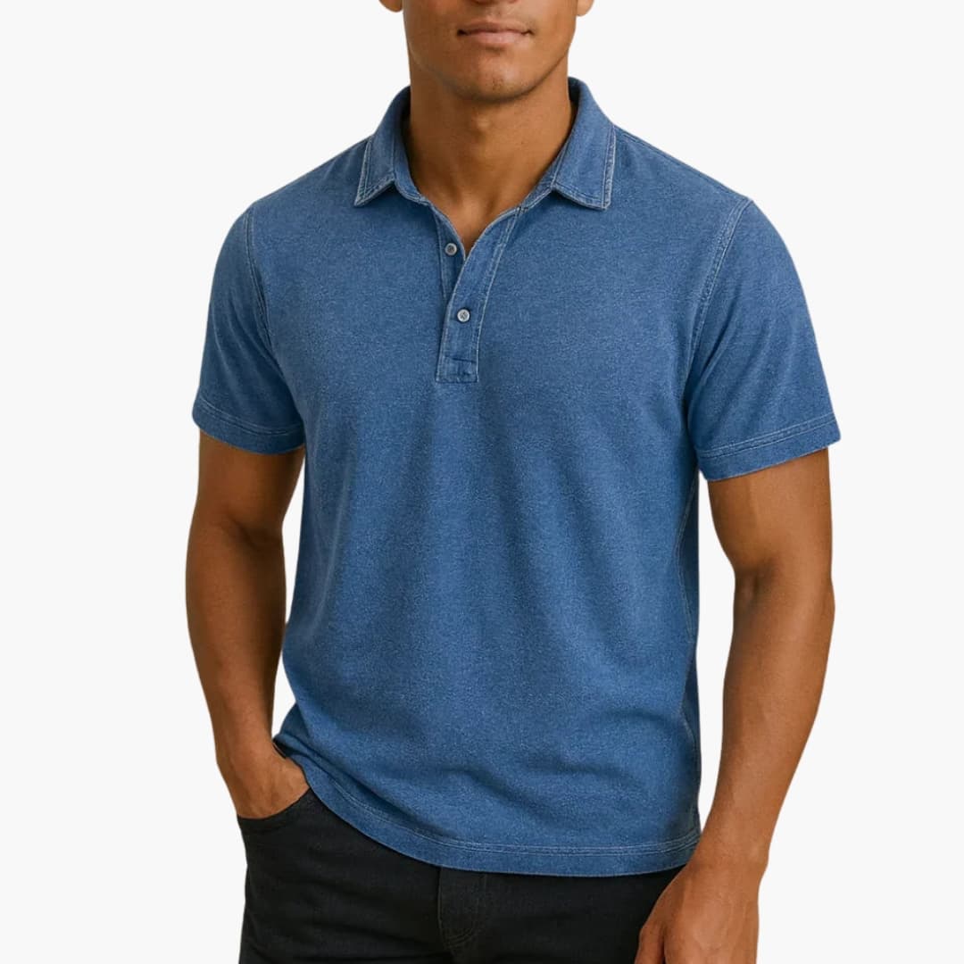 SwissFellas Herren Poloshirt mit Polokragen, Kurzarm, reguläre Passform