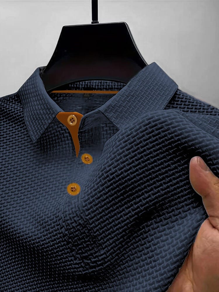 Emil | Herren Poloshirt mit strukturierter Textur