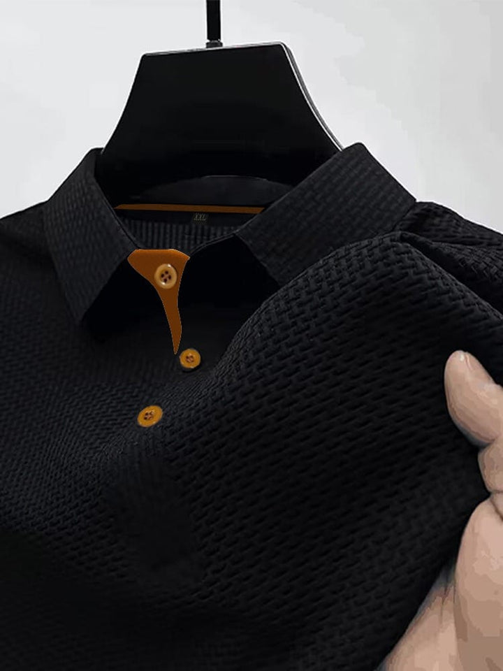 Emil | Herren Poloshirt mit strukturierter Textur