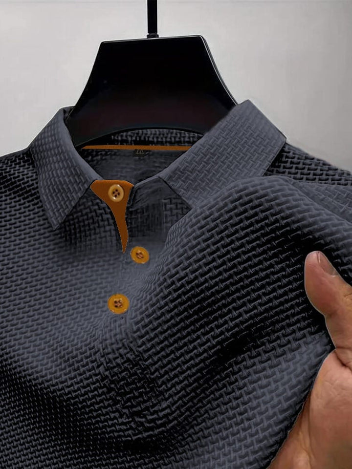 Emil | Herren Poloshirt mit strukturierter Textur