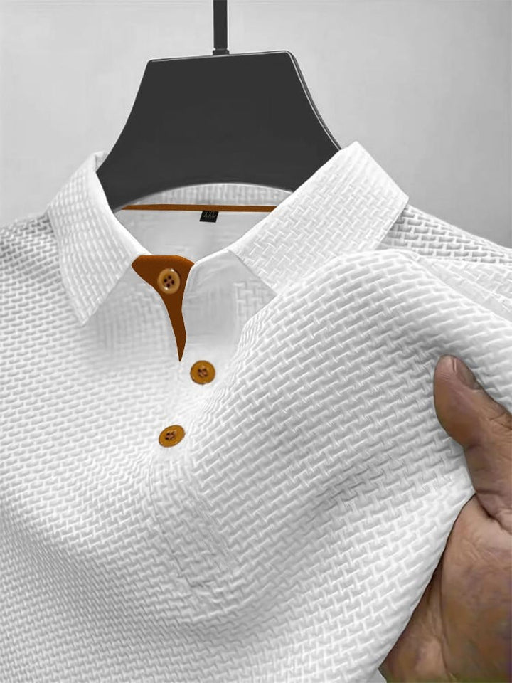 Emil | Herren Poloshirt mit strukturierter Textur