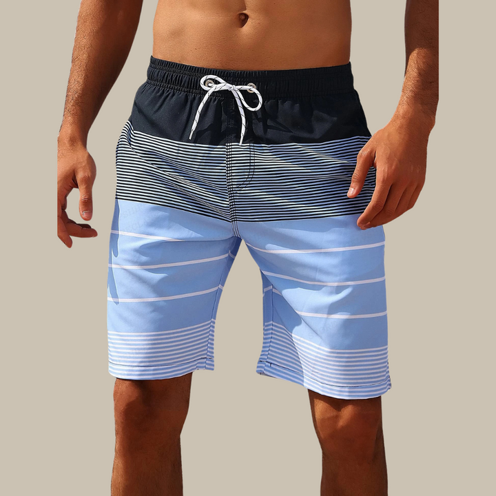 Filippo | Herren Badeshorts mit Streifen