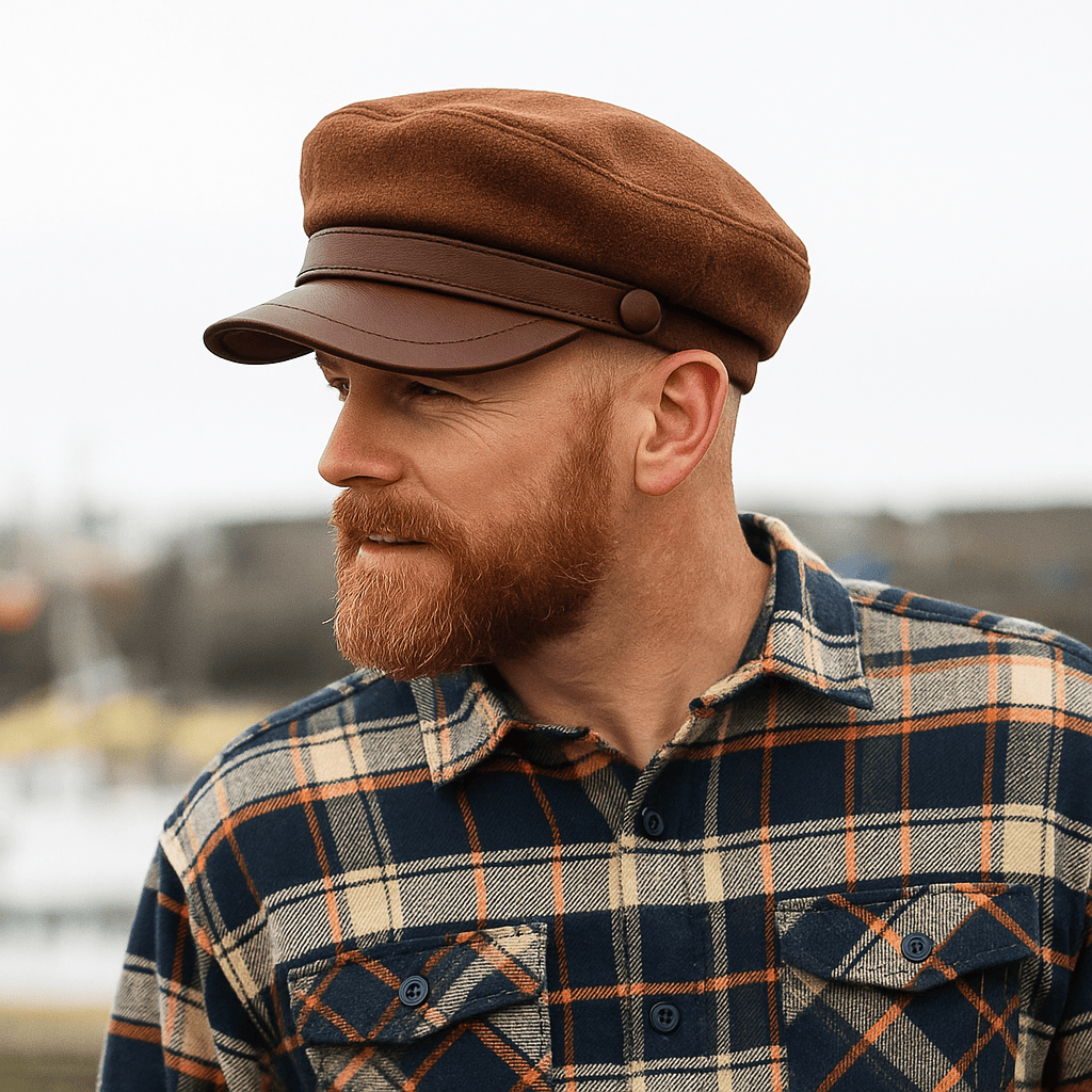 Oskar | Herren Fischer Cap mit Schirm
