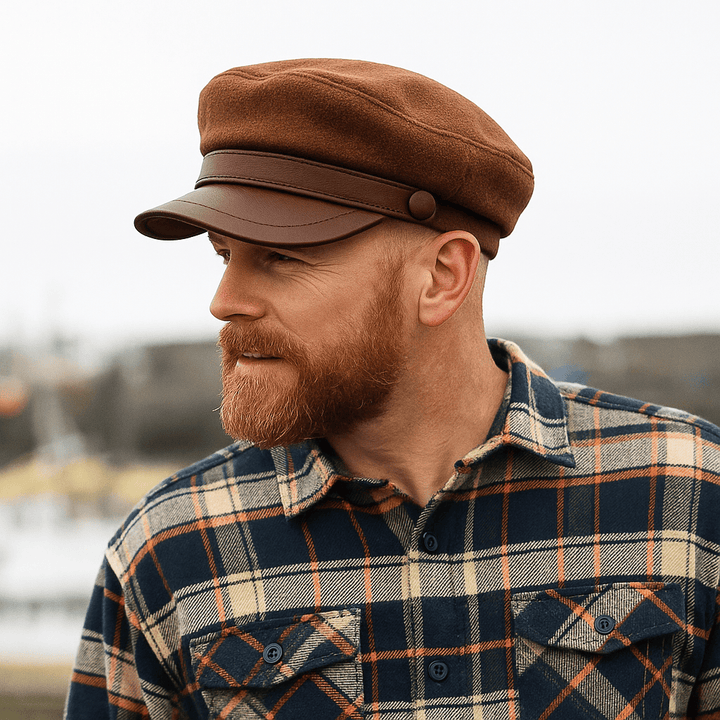 Oskar | Herren Fischer Cap mit Schirm
