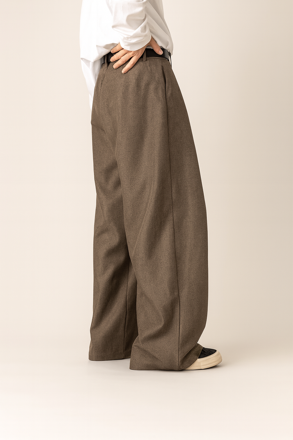 Silas | Herren Bundfaltenhose mit weitem Bein