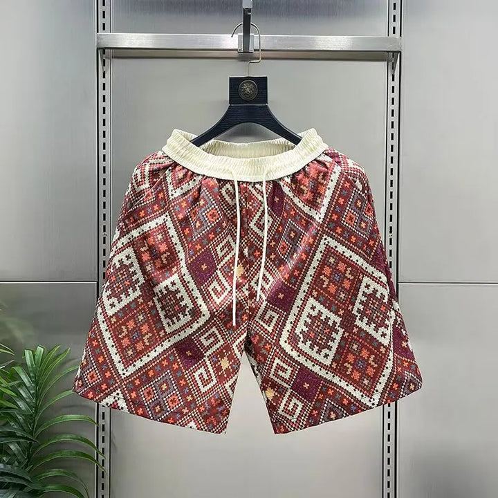 Mika | Beach Shorts mit Teddy Print
