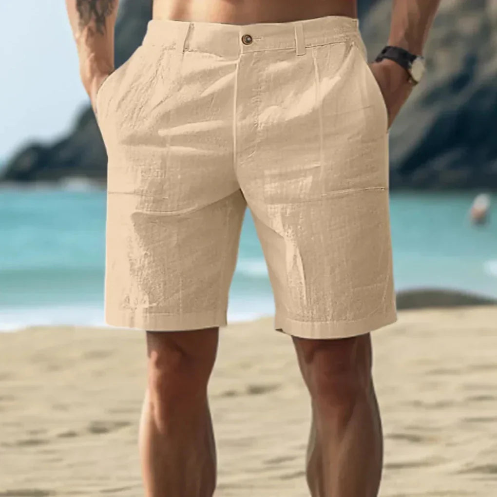 Milan | Kurze Freizeithose mit Taschen