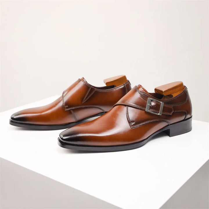 Leon | Herren Business-Schuhe mit Schnalle