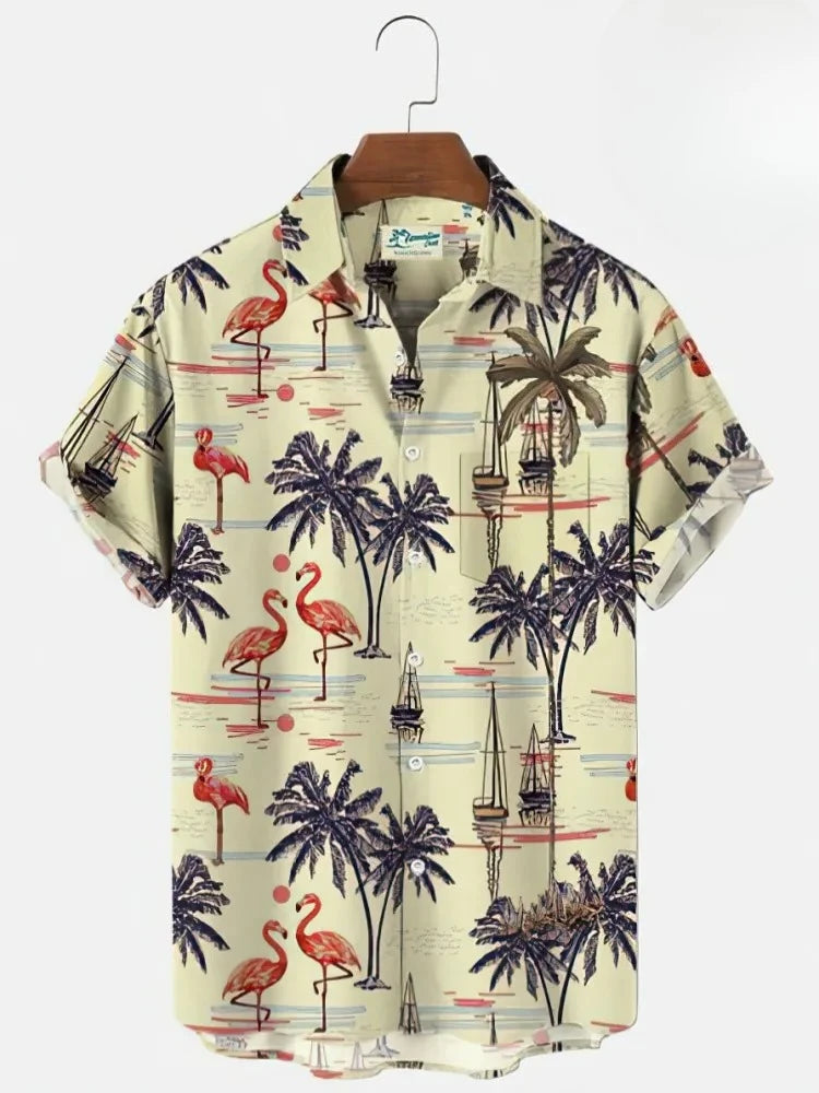 Silas | Hawaii Hemd mit Blumen Print