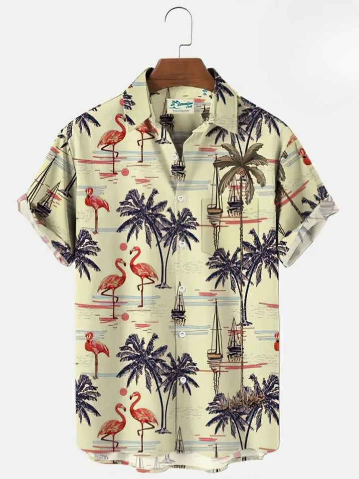 Silas | Hawaii Hemd mit Blumen Print