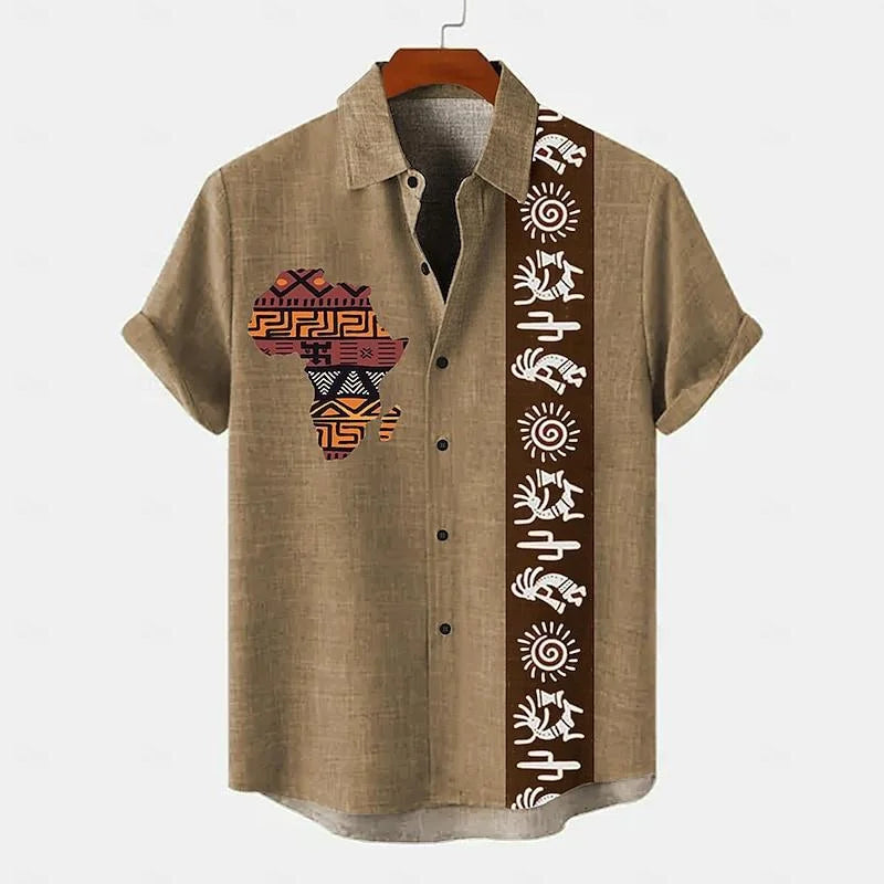 Bennet | Hawaii Hemd mit Retro Print