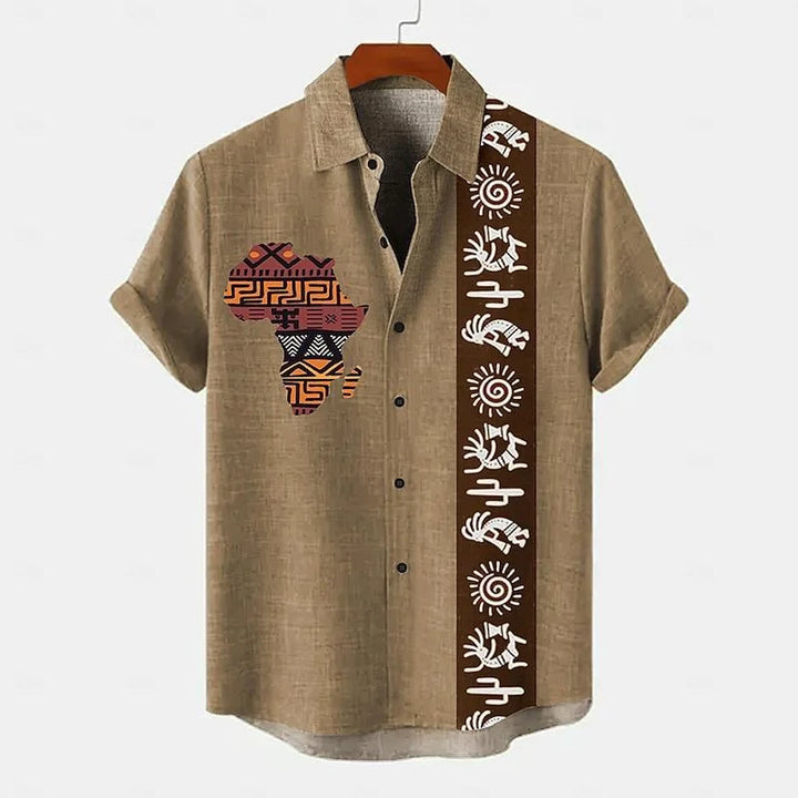 Bennet | Hawaii Hemd mit Retro Print