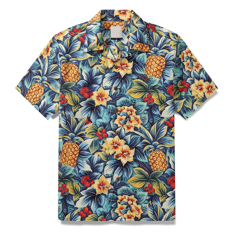 Damian | Hawaii Hemd mit Blumen Print