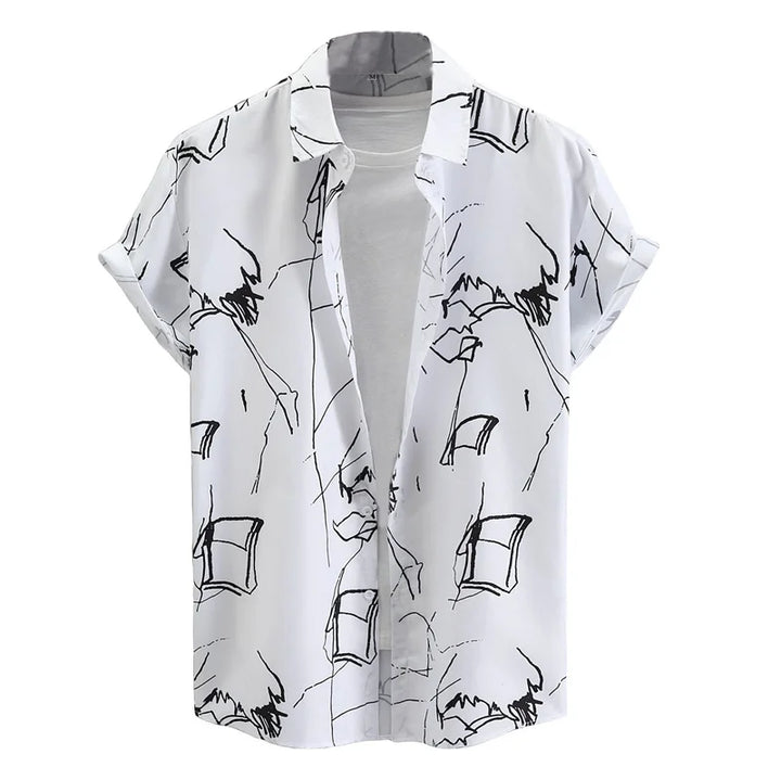 Nico | Hawaii Hemd mit Blumen Print