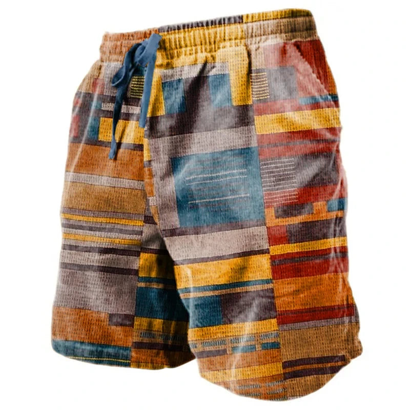Kai | Beach Shorts mit Kompass Print