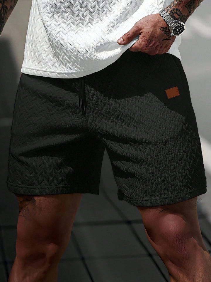 Matteo | Jacquard Shorts mit Kordelzug