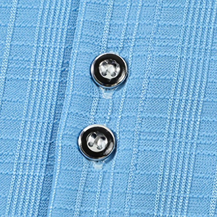 Herren Poloshirt mit Strukturmuster | Kurze Ärmel und Knopfleiste | Stilvoller Freizeitlook