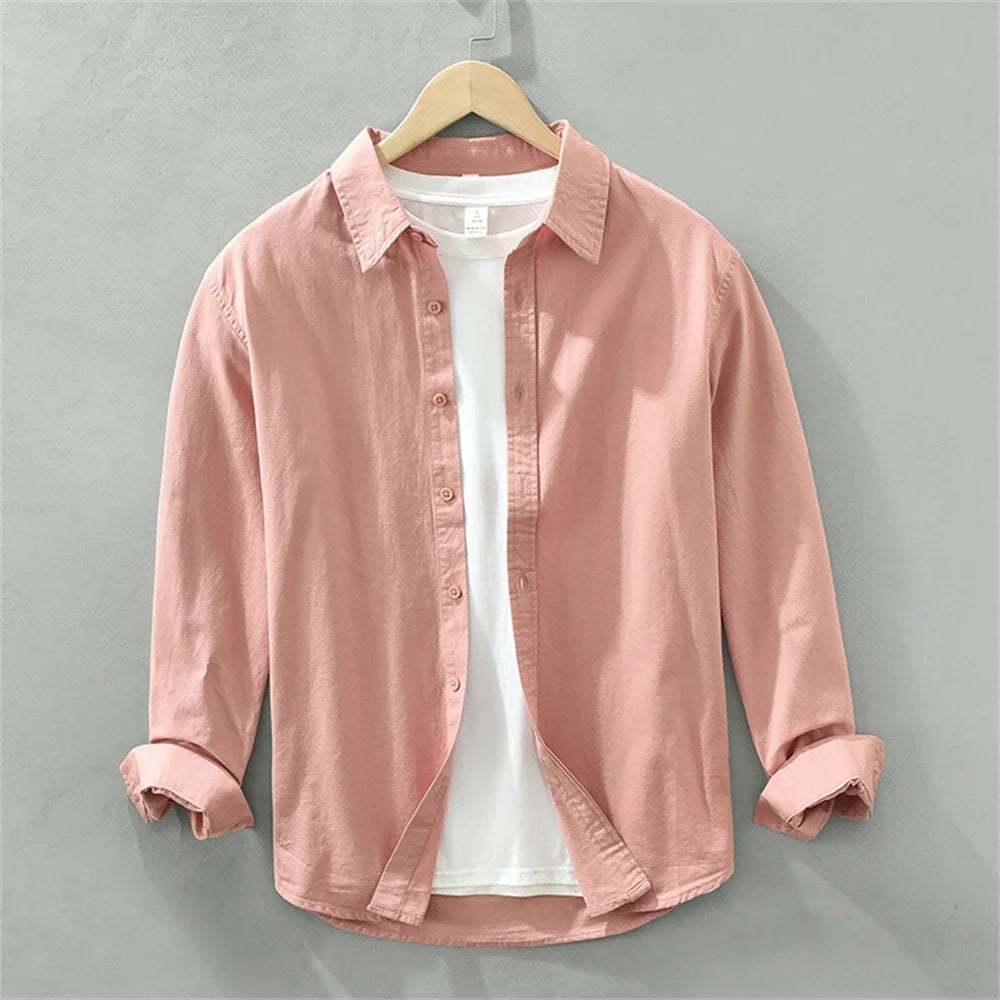 Herren Freizeithemd | Reguläre Passform mit Knopfleiste | Klassisches Kragendesign | Smart Casual Look