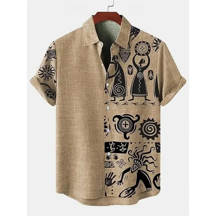 Bennet | Hawaii Hemd mit Retro Print
