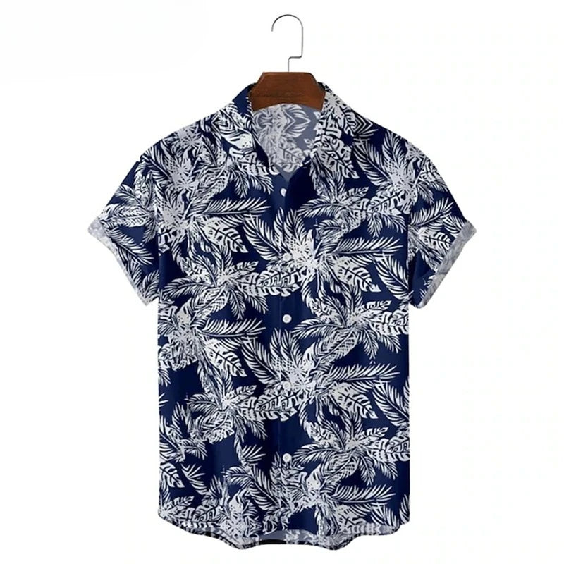 Dominik | Hawaii Hemd mit Blumen Print