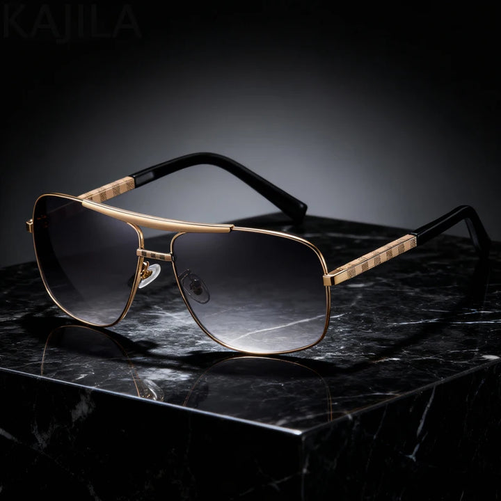 Herren Aviator Sonnenbrille | Klassisches Verlaufsglas-Design | Zeitloser Stil für Jeden Tag
