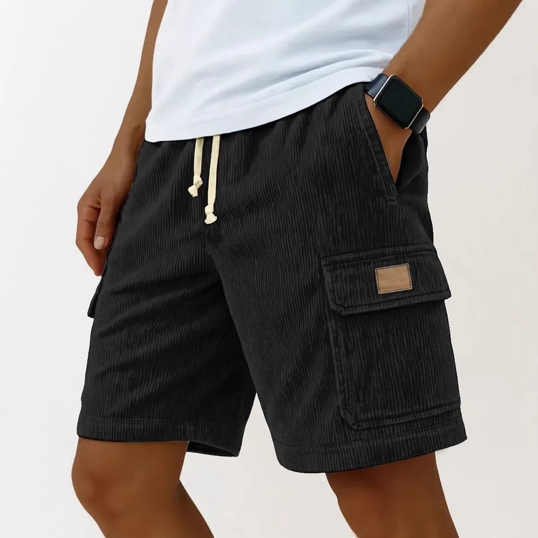 Men's Cargo Shorts | Multi-Pocket Design and Loose Fit | Perfect for Leisure and Outdoor Activities