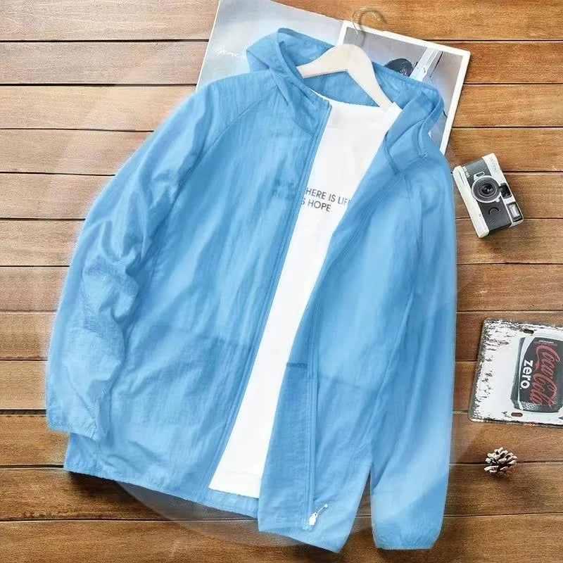 Herren Freizeit Windjacke | Leichter Kapuzenstil | Reissverschluss Design | Outdoor Freizeitlook
