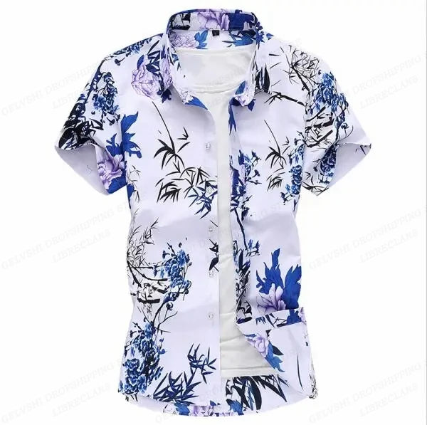Felix | Hawaii Hemd mit Rosen Print