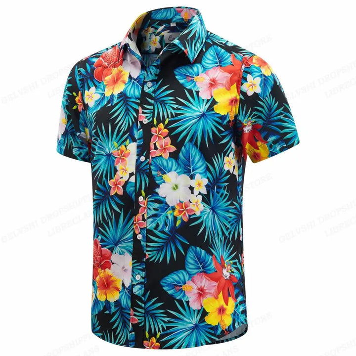 Milan | Hawaii Hemd mit Tropical Print