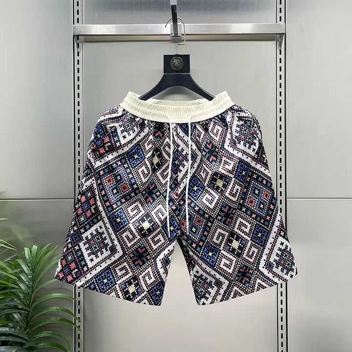 Mika | Beach Shorts mit Teddy Print