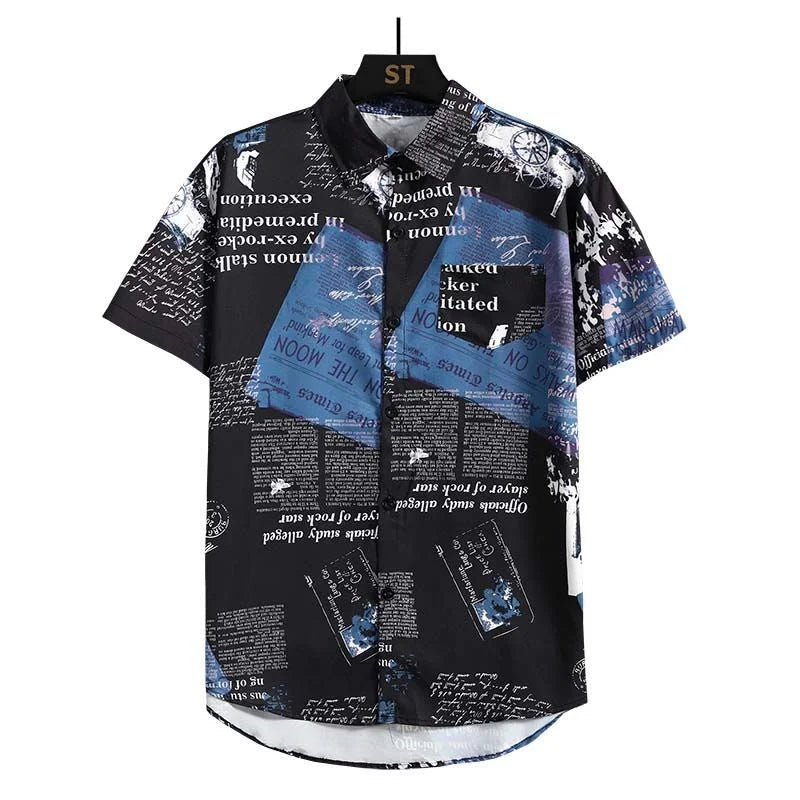 Marcel | Sommer Set mit Newspaper Print