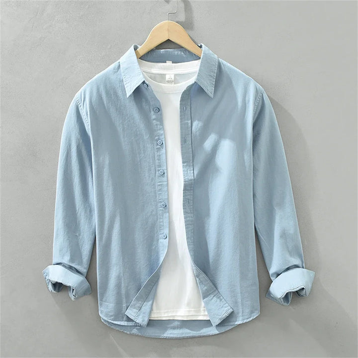 Herren Freizeithemd | Reguläre Passform mit Knopfleiste | Klassisches Kragendesign | Smart Casual Look