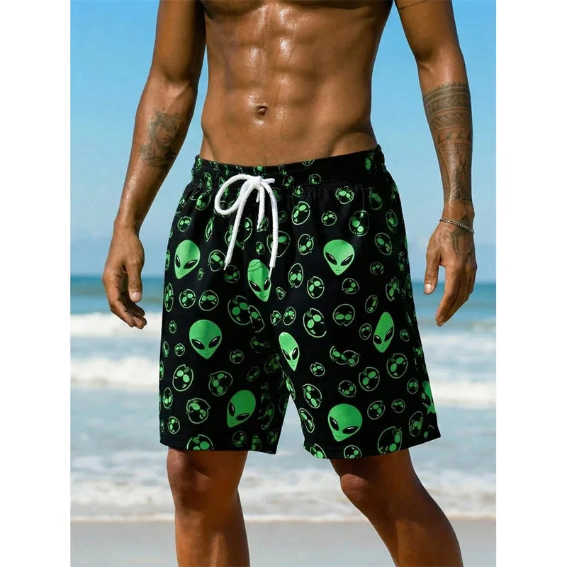 Jannik | Boardshorts mit Hawaii Print