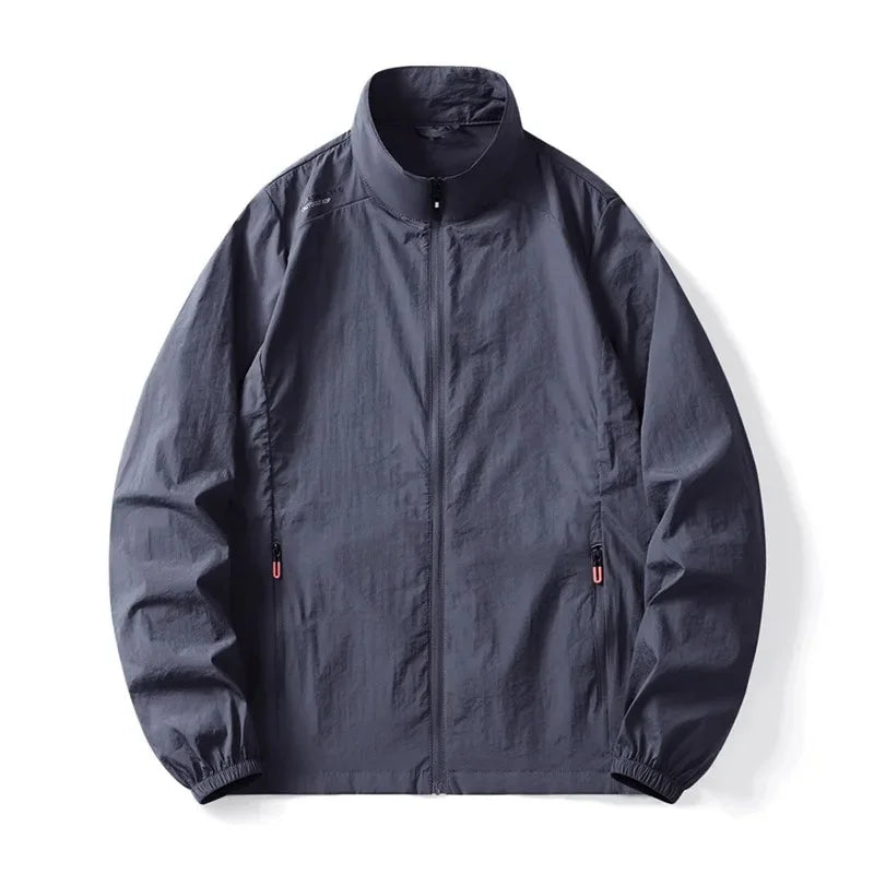 Men's Casual Jacket | Lightweight Jacket for Everyday Use | Full-Length Zipper | Modern Casual Style
