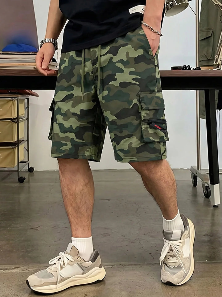 Lukas | Cargo Shorts mit Reißverschlusstaschen