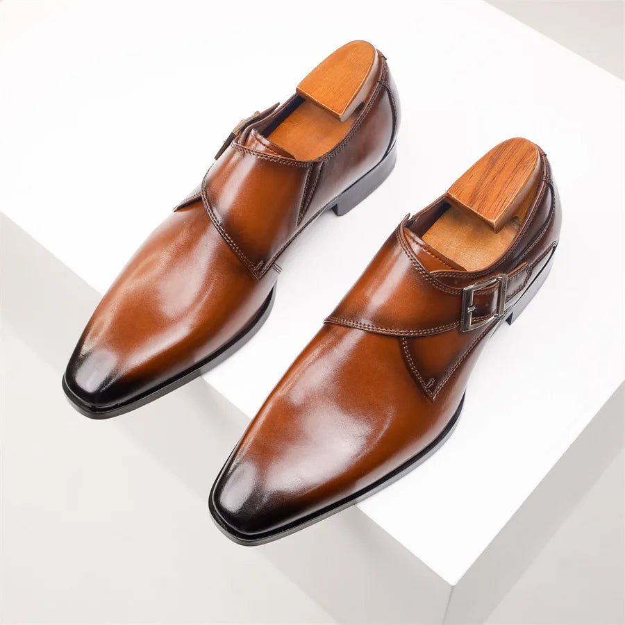 Leon | Herren Business-Schuhe mit Schnalle