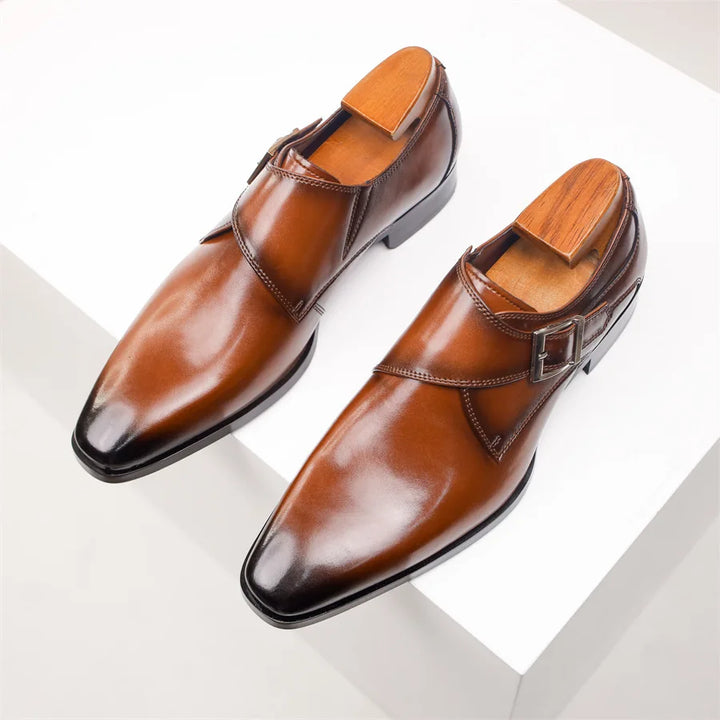 Leon | Herren Business-Schuhe mit Schnalle