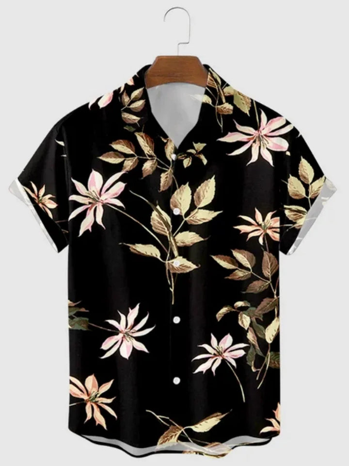 Silas | Hawaii Hemd mit Blumen Print