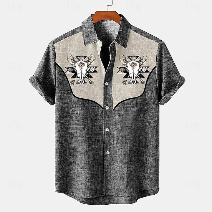 Bennet | Hawaii Hemd mit Retro Print