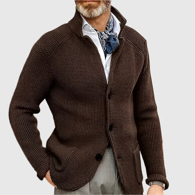 Emil | Herren Cardigan mit Stehkragen