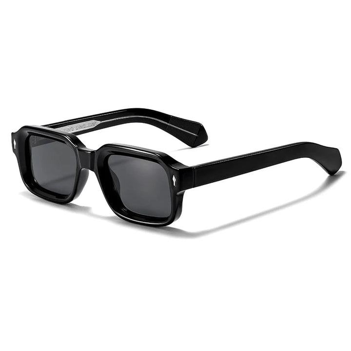 Markante Sonnenbrille für Herren - schwarz