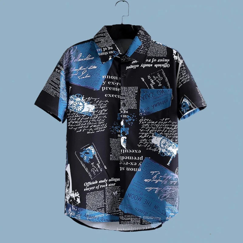 Marcel | Sommer Set mit Newspaper Print