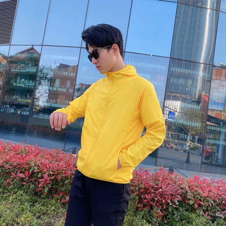 Herren Freizeitjacke | Kapuzenjacke mit Durchgehendem Reissverschluss | Leichte Passform | Aktiver Outdoor Stil