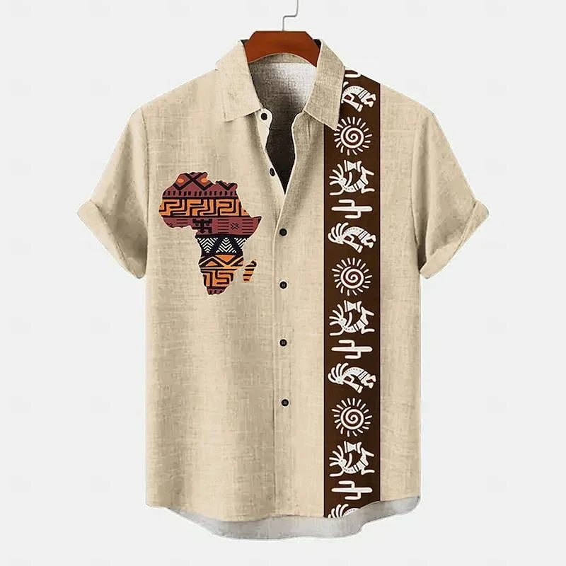 Bennet | Hawaii Hemd mit Retro Print