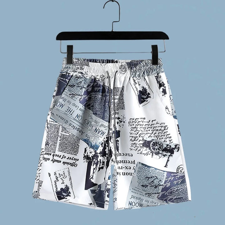 Marcel | Sommer Set mit Newspaper Print