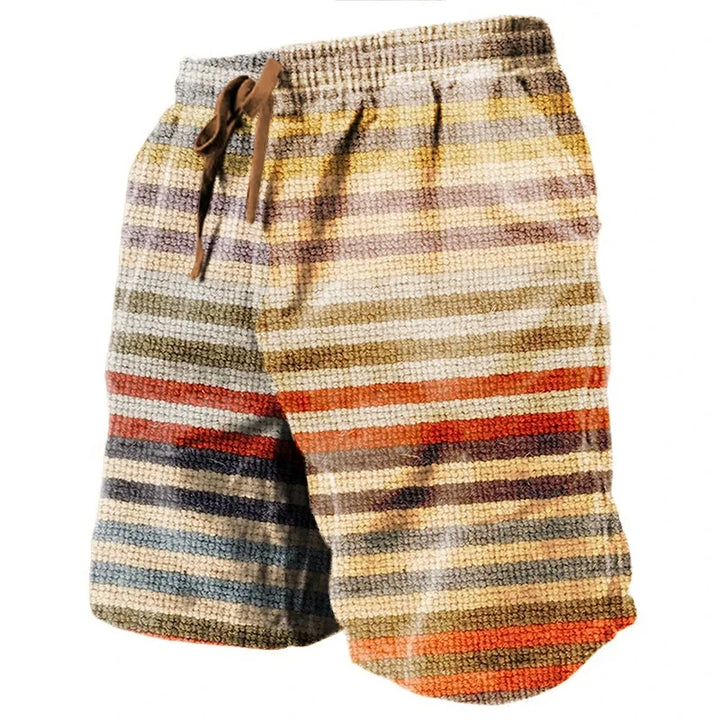 Kai | Beach Shorts mit Kompass Print