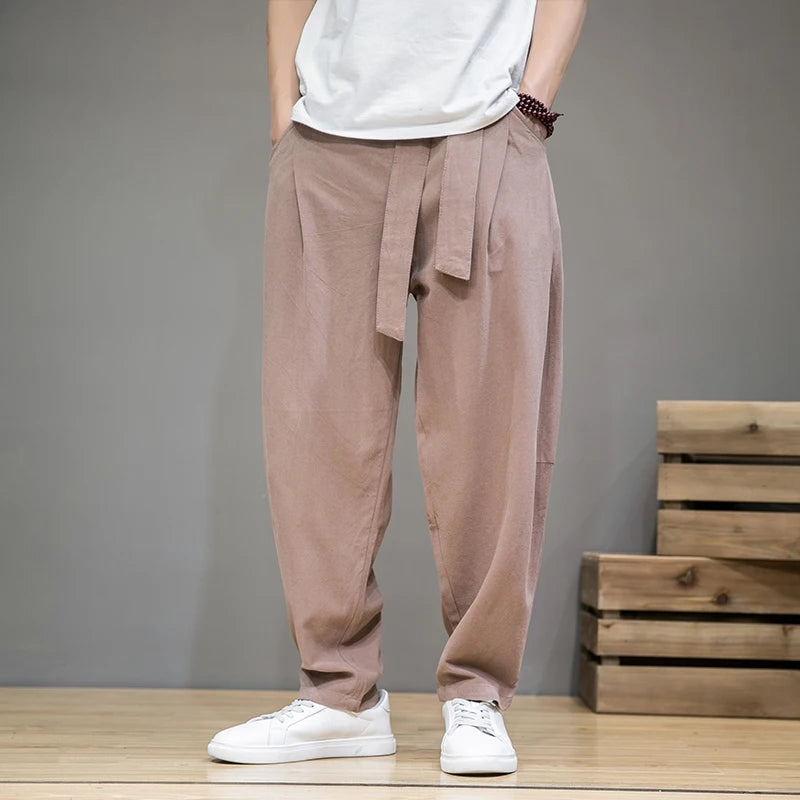 Herren Freizeithose | Weiter Gerader Schnitt und Schlichtes Design | Komfort für Jeden Tag